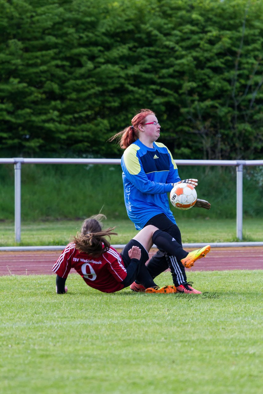 Bild 131 - B-Juniorinnen SV-Wahlstedt - TSV Weddelbrook : Ergebnis: 10:2